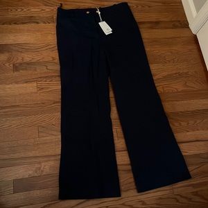 NWT Navy Blue Tory Burch wide leg pants